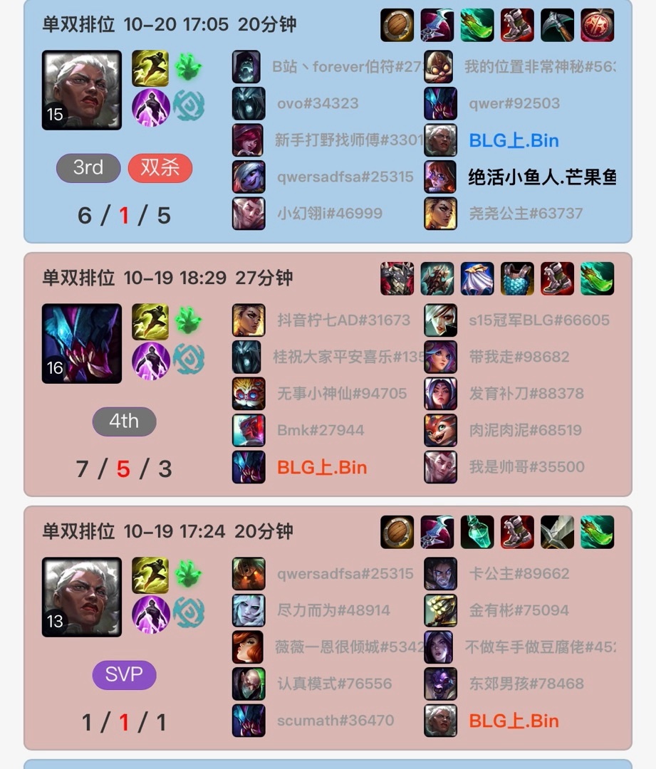 bin也是, 但英雄池是 bin也是, 但英雄池是